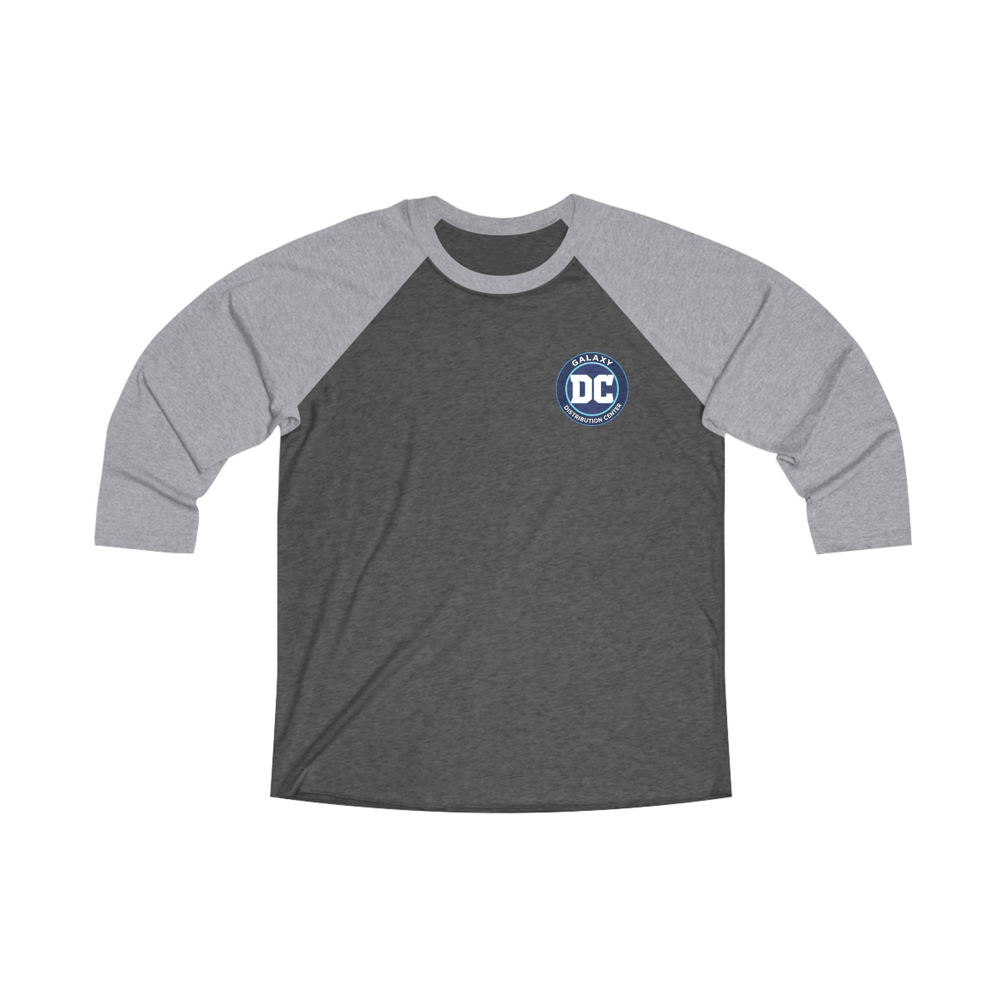 Raglan Tee — DC Comics Retro Logo Baseball Shirt