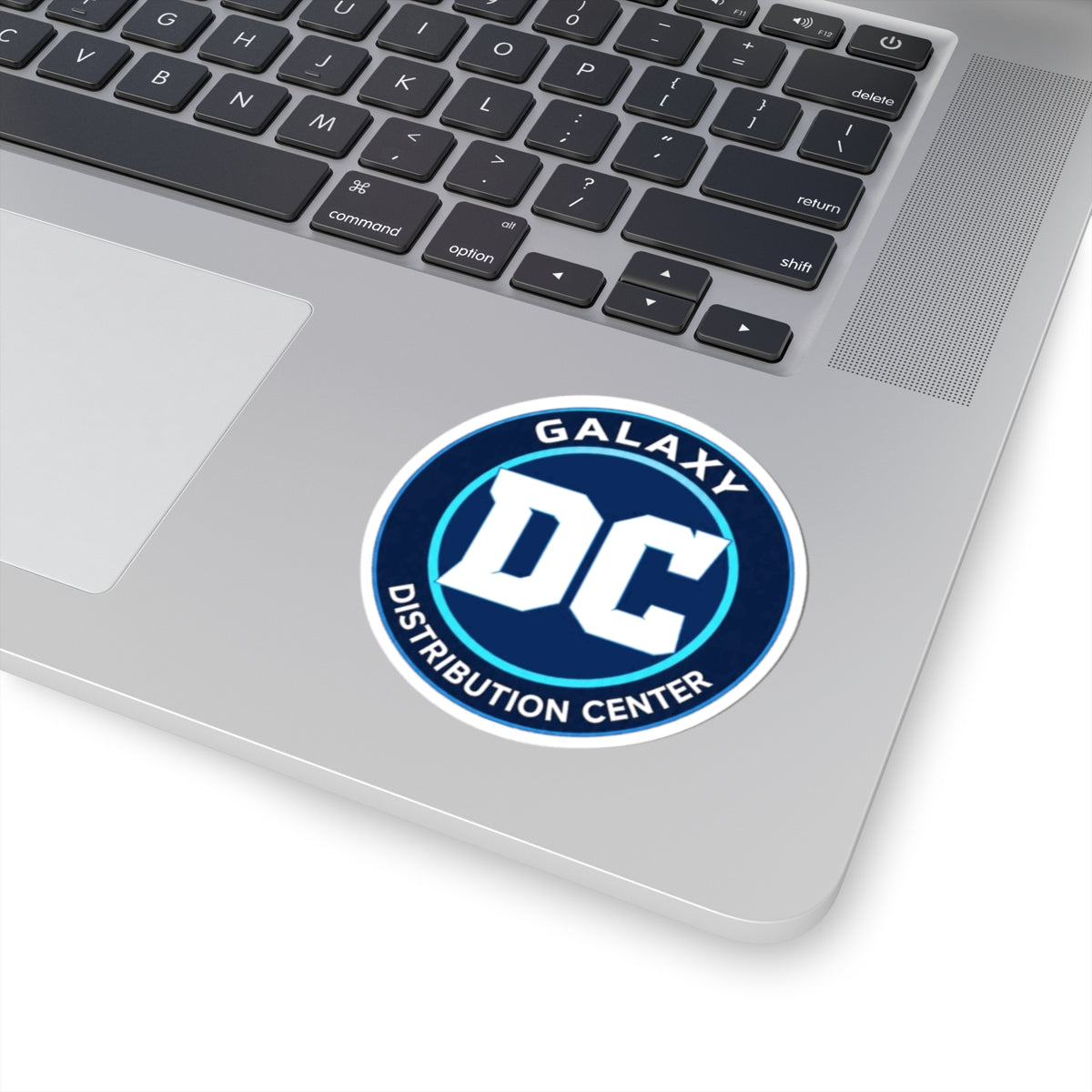 Galaxy DC Distribution Center Sticker — Round Kiss-Cut Logo Sticker