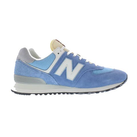New Balance 574 Mens Shoes - Light Blue White Gray
