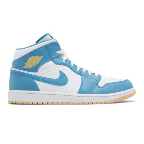Nike Air Jordan 1 Mid Aquatone Men's Fashion Shoes