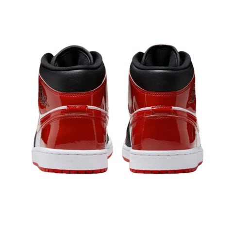Nike Air Jordan 1 Mid SE Men's Fashion Shoes - Red White Black