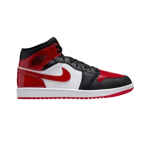 Nike Air Jordan 1 Mid SE Men's Fashion Shoes - Red White Black