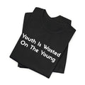 funny tshirt youth-is-wasted-on-the-young